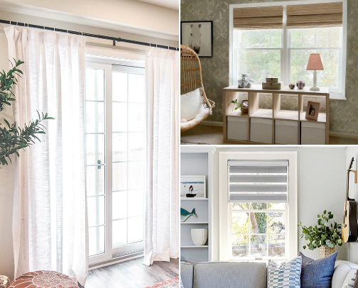 “19 Gorgeous Lustrowin Curtains & Shades to Upgrade Your Windows Now” cover photo collage
