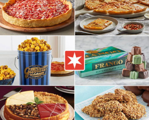 Send a Taste of Chicago! Best Chicago Food Gifts cover photo collage