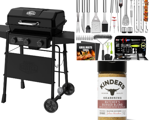 Grillin and Chillin cover photo collage