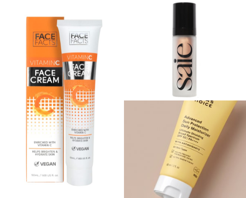 skincare cover photo collage
