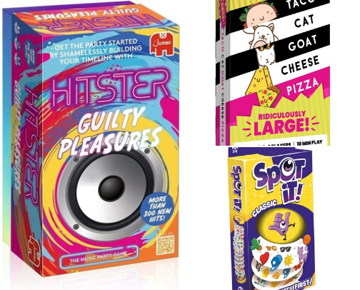 games for game night cover photo collage