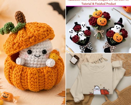 Fun items for the spooky season cover photo collage
