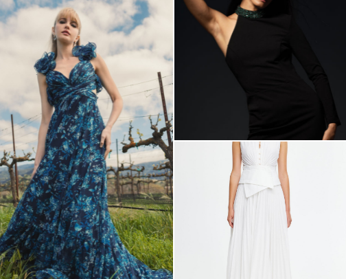 Your Plus-One to Style: Top Stores for Wedding Guest Dresses cover photo collage