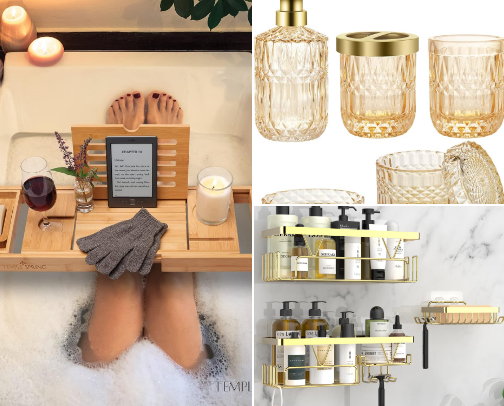 Bathroom cover photo collage