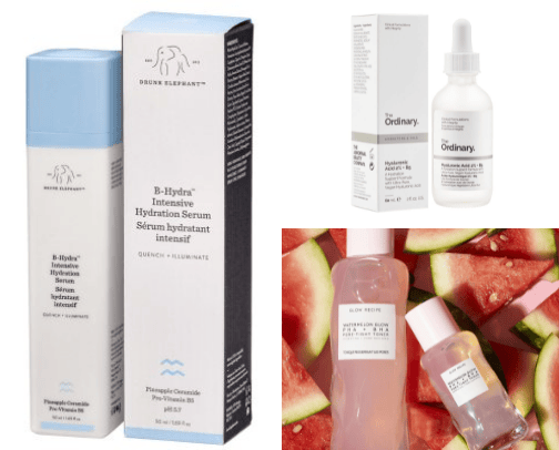 Skincare favorites cover photo collage