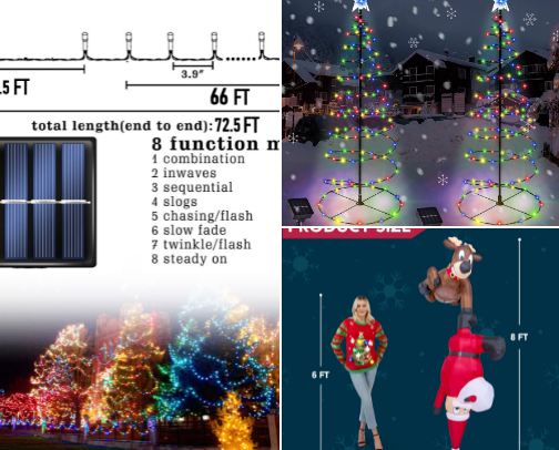 Christmas 2025 Decorations cover photo collage