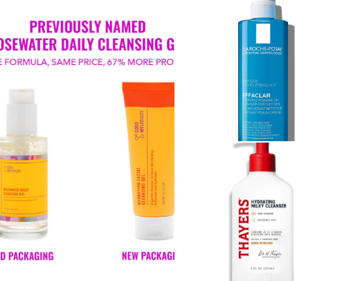 Skincare favorites cover photo collage