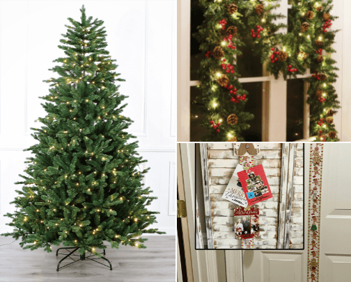 Elegant Christmas Decor cover photo collage