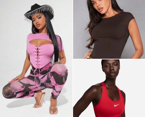 Crop Tops cover photo collage