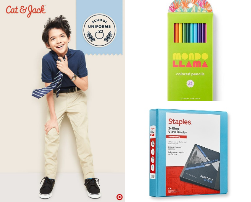 Back to school essentials cover photo collage