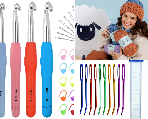 Crochet Essentials (Especially for Beginners) cover photo collage
