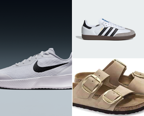 My everyday shoes that make me happy and help with plantar fasciitis. cover photo collage