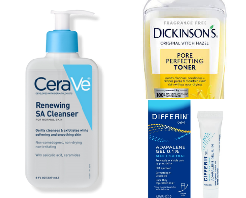 Acne Prone Face Solutions on a Budget cover photo collage