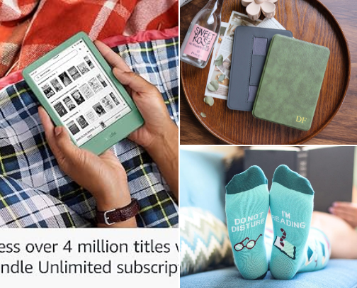 Bookworm Buys- Items for Avid Readers cover photo collage