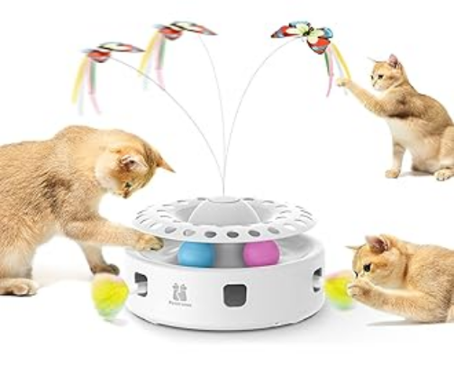 Cat toys cover photo collage