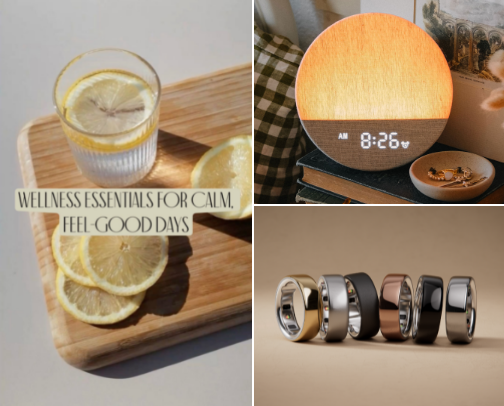 Wellness Essentials for Calm, Feel-Good Days cover photo collage