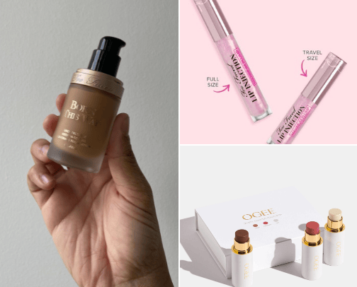 makeup favorites cover photo collage