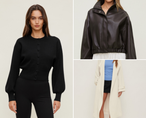 corporate gal fall fashion finds '26 cover photo collage