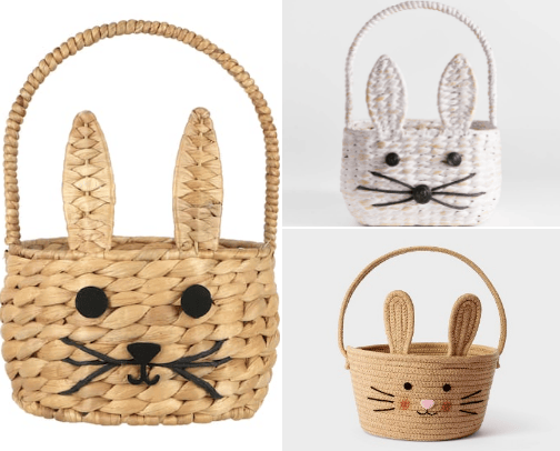 Boys / Gender neutral Easter basket gift guide. neutral colors + non candy items cover photo collage