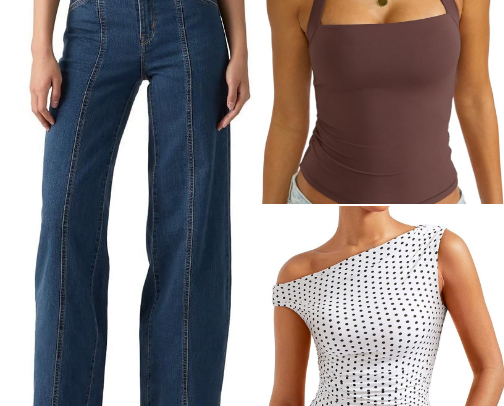 OOTD for the everyday wear for moms during school drop off. cover photo collage