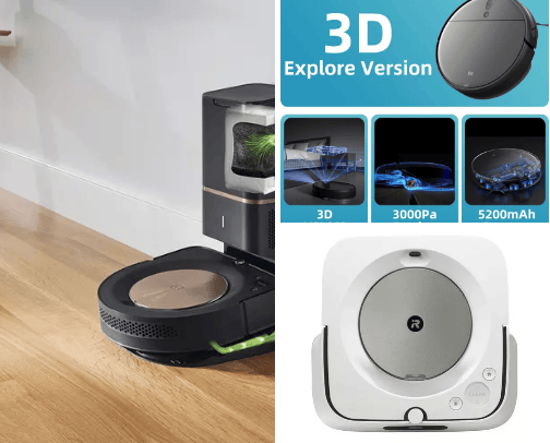 smart home cleaning tools cover photo collage