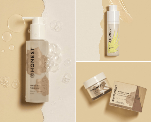 Skincare/Self care/Hair care cover photo collage