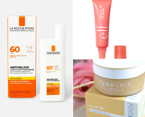 Summertime face essentials cover photo collage