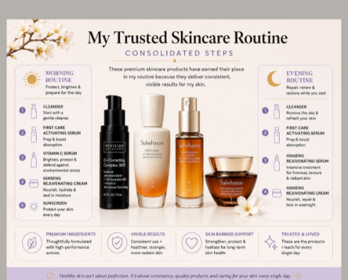 Skincare That Has Earned My Trust cover photo collage