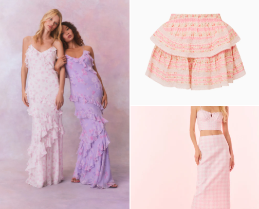 “Whimsical Elegance: The Boho Romance of LoveShackFancy” cover photo collage
