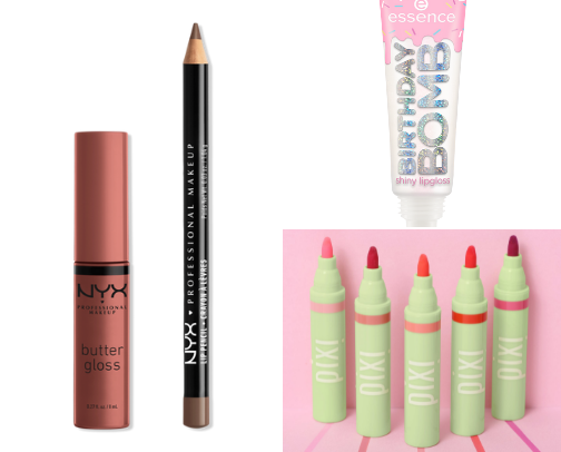 Making your lips look JUICY. While Keep your Money cover photo collage