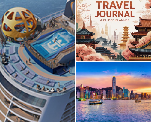 The Ultimate Asia Cruise Guide: Ships, Port Excursions & Travel Essentials cover photo collage