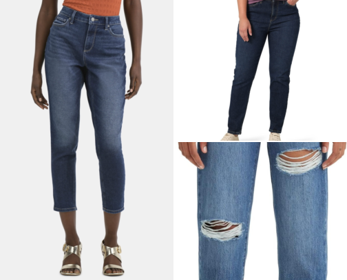 Mom Jeans That Actually Fixed My No-Waist Problem After Two Kids cover photo collage