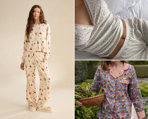 Matching Pajama Sets🧸🤍 cover photo collage