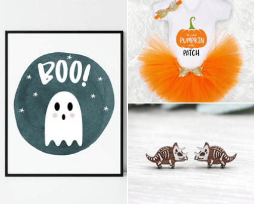 Halloween Etsy UK cover photo collage