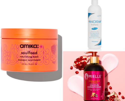 BEST products for dandruff or flaky scalp for WAVY hair 🧚🏻‍♀️ cover photo collage