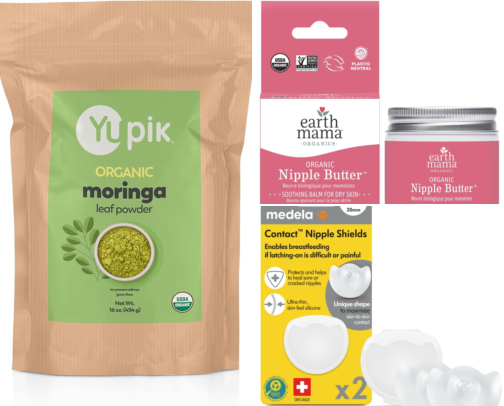 Post-partum essentials for the semi-crunchy mama cover photo collage