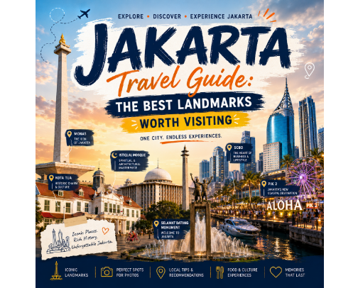 🇮🇩 Jakarta Travel Guide: The Best Landmarks Worth Visiting cover photo collage