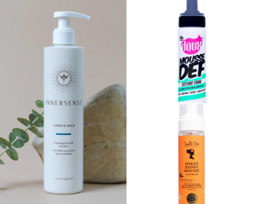 My Favorite Natural Hair Styling Products for Twist Outs & Wash N Gos cover photo collage