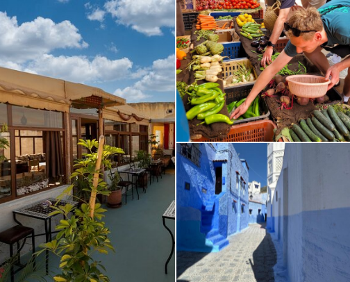 Morocco trip cover photo collage