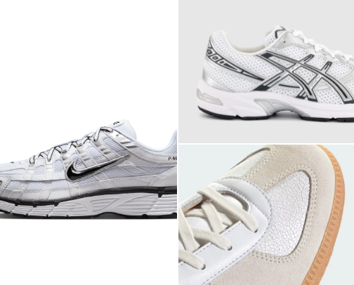My clean and simple sneaker rotation cover photo collage