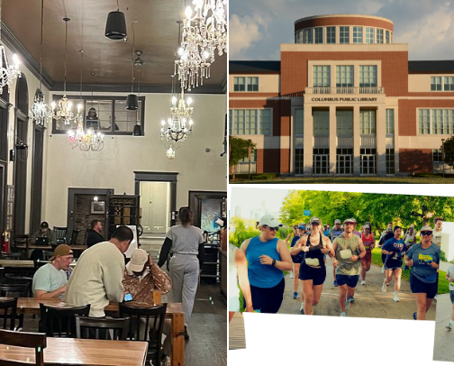 Exploring Columbus, GA: One Mom’s Map to Family Fun & Sanity cover photo collage