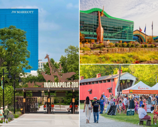 Family Friendly Fun in Indianapolis cover photo collage