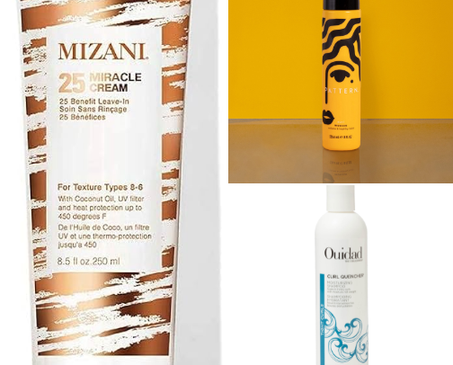 Hair Products I Use on my Daughters 3b/3c hair cover photo collage