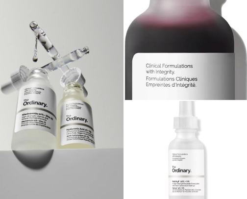 The Ordinary cover photo collage