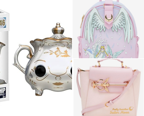 Disney and anime collectables cover photo collage