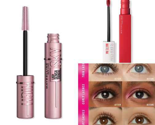 Maybelline cover photo collage