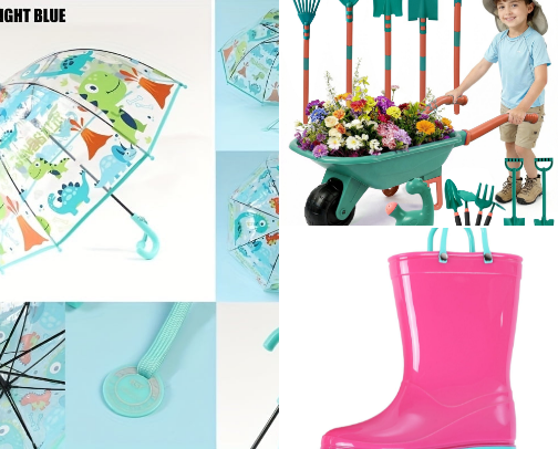 Easter basket ideas (outdoor addition for young kids) cover photo collage