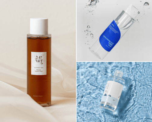Essential Toners For Glass Skin cover photo collage
