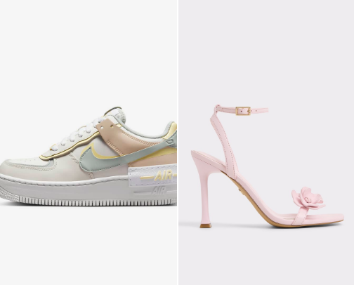 shoes for her🩷 cover photo collage