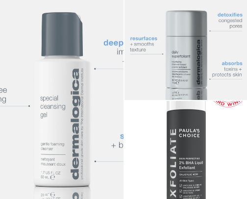 Oily Skin Favorites cover photo collage